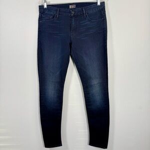 MOTHER The Looker Skinny Jeans Twilight Whisper Women’s 31 Dark Wash Stretch Mid